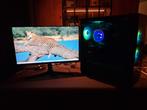 Amd Ryzen 2600x, gtx 1650 super desktop + monitor, Avec carte vidéo, AMD Ryzen 5, Utilisé, Gaming