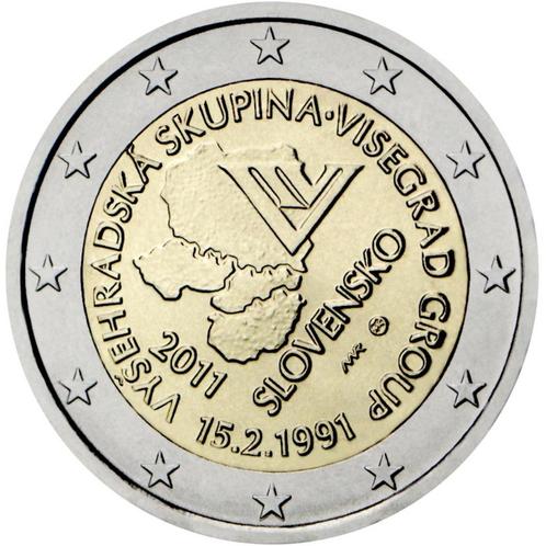 2 euro Slowakije 2011 - Visegrad (UNC), Postzegels en Munten, Munten | Europa | Euromunten, Losse munt, 2 euro, Slowakije, Ophalen of Verzenden