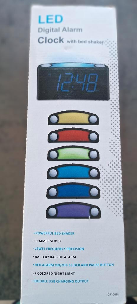 Réveil lumineux NEUF, Electroménager, Réveils, Neuf, Analogique, Envoi