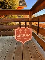 Origineel oud Chimay café-reclamebord (50 jaar), Ophalen, Gebruikt, Reclamebord