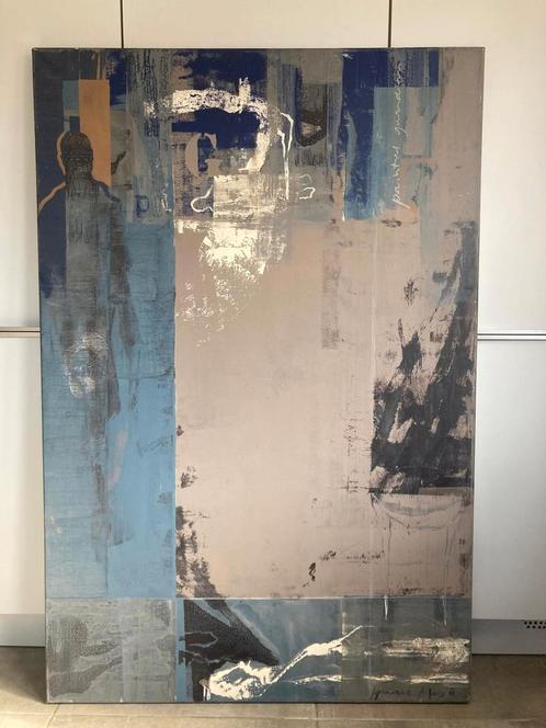 Kunstwerk/schilderij IGnace MAES, Antiek en Kunst, Kunst | Schilderijen | Abstract, Ophalen
