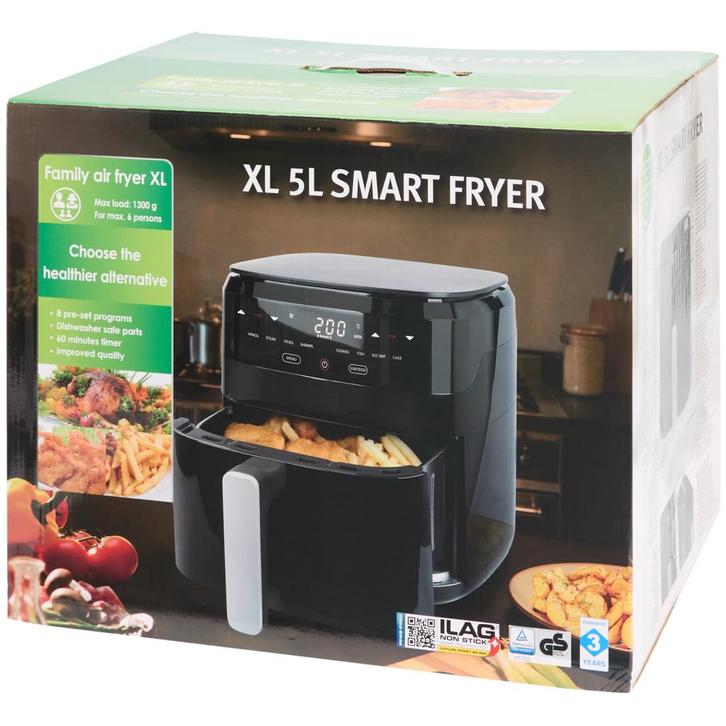 Friteuse à air XL 5L – Neuve, Electroménager, Friteuses à air, Neuf, Friteuse à air XL, Enlèvement ou Envoi
