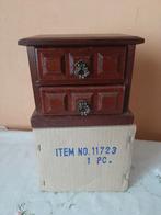 Vintage juwelenkistje fijn hout, Taiwan, Enlèvement, Maison et Meubles