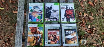 6 games x box 360 beschikbaar voor biedingen