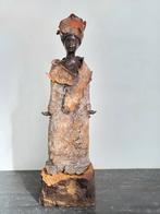 Afrikaanse vrouw, Antiquités & Art, Art | Sculptures & Bois, Enlèvement ou Envoi
