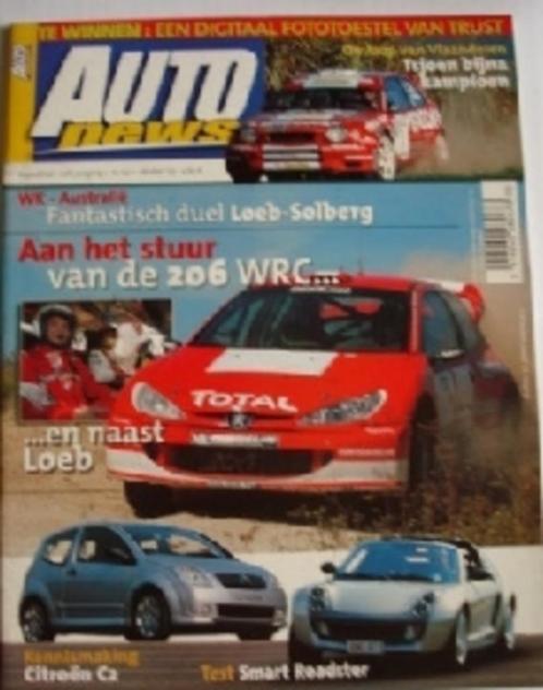 AUTOnews 142 Tsjoen/Peugeot 206 WRC/Citroën C2/smart roadste, Boeken, Auto's | Folders en Tijdschriften, Zo goed als nieuw, Algemeen
