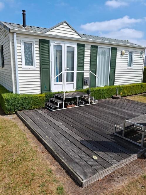 Instapklare bungalow in Jabbeke, Caravans en Kamperen, Stacaravans, Ophalen of Verzenden