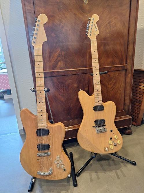 2 HANDGEMAAKTE EXEMPLAREN VAN FENDER+ MICROS EMG + HOESJES -, Muziek en Instrumenten, Snaarinstrumenten | Gitaren | Elektrisch