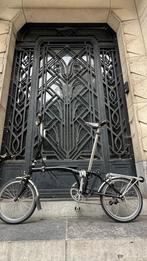 Brompton noir M6R porte bagage 6 vitesse selle Brooks B17, Vitesses, Brompton, Comme neuf, Enlèvement