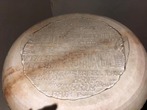 nieuwe glazen kaasplank + 2 draag gedeelten – doorsnee 30 cm, Antiek en Kunst, Curiosa en Brocante, Ophalen of Verzenden