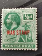 Montserrat 1917 - Timbre de guerre du roi George V *, Amérique centrale, Enlèvement ou Envoi, Non oblitéré