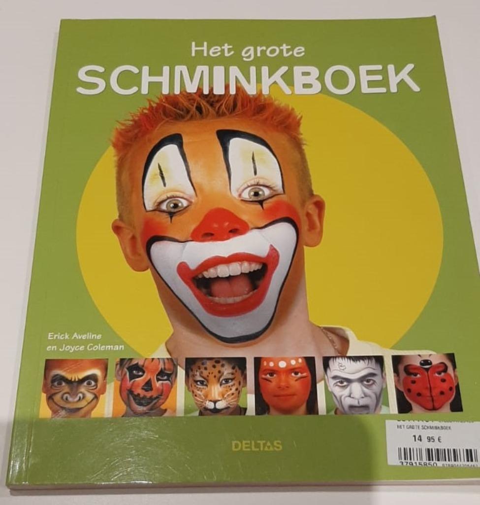 Het grote schminkboek, Boeken, Hobby en Vrije tijd, Zo goed als nieuw, Overige onderwerpen, Geschikt voor kinderen, Ophalen