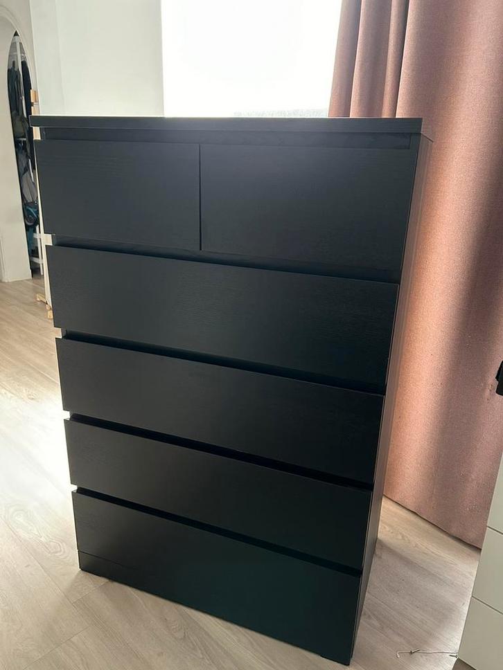 MALM ladenkast ikea TE KOOP, Huis en Inrichting, Kasten | Ladekasten, Gebruikt, 100 tot 150 cm, 50 tot 100 cm, 25 tot 50 cm, 5 laden of meer