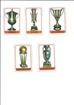 Panini Football 1972-1973 bekers - 5 stickers (recups), Ophalen of Verzenden, Gebruikt, Sport