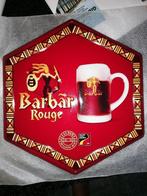 Metalen bord Barbar rouge, Verzamelen, Biermerken, Ophalen of Verzenden