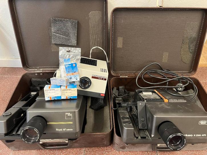 Projecteurs Lot Dia avec éclairage supp (faites une offre !), TV, Hi-fi & Vidéo, Projecteurs dias, Utilisé, Enlèvement