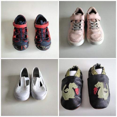 Pt. 29 kinderschoenen/manden/leren pantoffels/babygym, Kinderen en Baby's, Kinderkleding | Schoenen en Sokken, Gebruikt, Schoenen