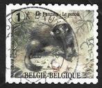 1 Postzegel België 2008 De marterachtigen (II), Ophalen of Verzenden, Gestempeld, 1e dag stempel, Gestempeld