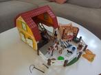 Playmobil ranch met paarden, extra stal en accessoires, Ophalen, Zo goed als nieuw