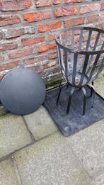 Corbeille à feu en bois, Jardin & Terrasse, Enlèvement, Comme neuf