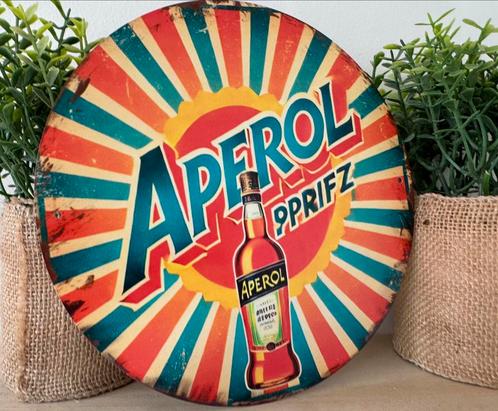 Metalen reclamebord Aperol Spritz, Verzamelen, Merken en Reclamevoorwerpen, Nieuw, Reclamebord, Ophalen of Verzenden