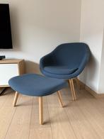 Hay About A Lounge (loungestoel + voetenbank), Ophalen, Blauw, Design Tijdloos, Zo goed als nieuw