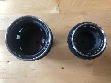 2 optiques Carl zeiss Planar ZF.2  (85-1.4 et 50-1.4) pour, Enlèvement, Comme neuf, Lentille standard
