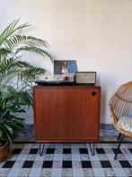 Vintage midcentury platenspeler meubel | kast | retro, Huis en Inrichting, Kasten | Overige, Ophalen, Gebruikt