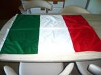 Italiaanse vlag 70 cm x 95 cm, Ophalen of Verzenden, Zo goed als nieuw