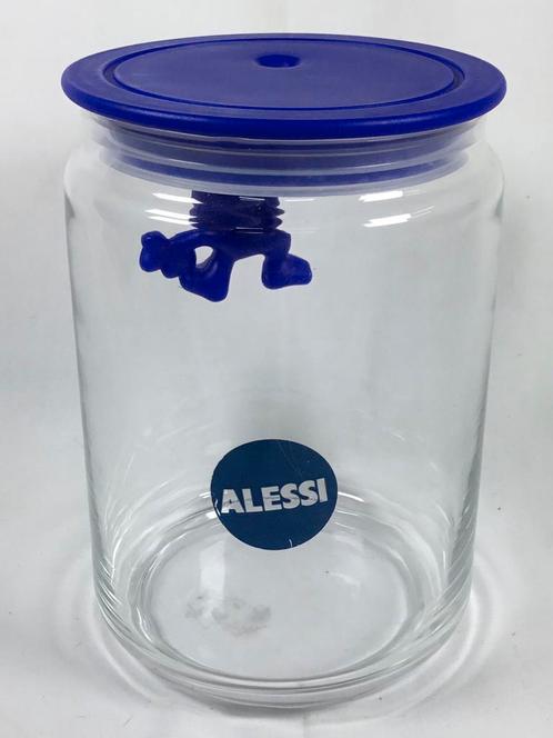 Alessi glazen voorraadpot design Mattia Di Rosa, Huis en Inrichting, Keuken | Servies, Zo goed als nieuw, Overige typen, Overige stijlen