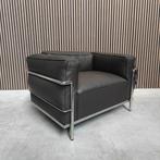 Cassina LC3 Fauteuil in Mokka Leder, Antiek en Kunst, Ophalen of Verzenden