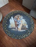 Belle petite table de salon /d'appoint en résine "tigre", Maison & Meubles