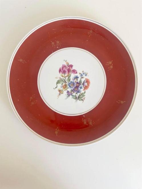 Grote taartschaal Ø 29cm (vintage Kahla), Huis en Inrichting, Keuken | Servies, Gebruikt, Schaal of Schalen, Overige stijlen, Porselein