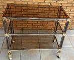Glazen tv-meubel, Ophalen, Gebruikt, 50 tot 100 cm, Glas