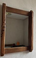 Miroir chêne, Huis en Inrichting, Woonaccessoires | Spiegels, Minder dan 100 cm, Gebruikt, Rechthoekig, 50 tot 75 cm