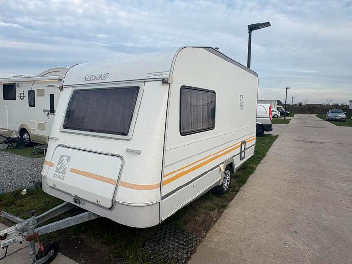 Caravan knaus met wc rijbewijs b, Caravans en Kamperen, Caravans, Particulier, tot en met 4, 750 - 1000 kg, Overige, Knaus, Overige typen