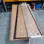 Scharnierende douchedeur 50 x 200 cm zwart met deurknop nr36, Ophalen of Verzenden, Nieuw