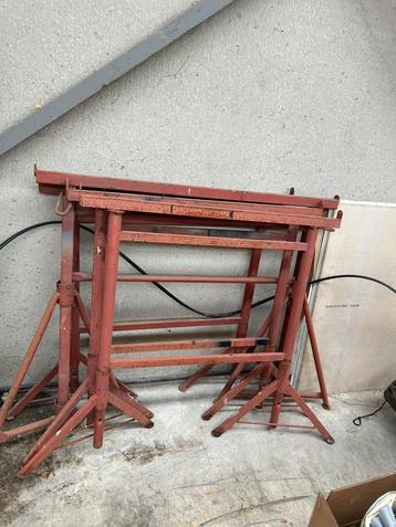 Tréteaux de maçons 1m à 1m75, Enlèvement, Utilisé, Autres types, Moins de 2 mètres