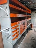 Inrichting/Stelling voor in lichte vrachtwagen, Ophalen