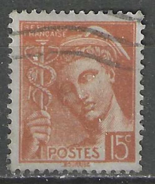 Frankrijk 1936/1941 - Yvert 409 - Type Mercure - 15 c. (ST), Postzegels en Munten, Postzegels | Europa | Frankrijk, Gestempeld