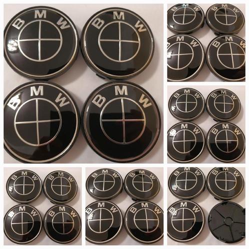Bmw wieldoppen Ø68mm full zwart/zwart wit/blauw wit f10 f15, Auto diversen, Wieldoppen, Nieuw, Ophalen of Verzenden