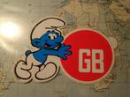Smurfsticker - GB, Verzamelen, Stripfiguren, Ophalen of Verzenden, Smurfen, Zo goed als nieuw, Plaatje, Poster of Sticker