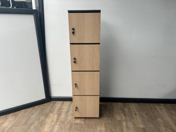 4 deurs – lockerkast antraciet beschikbaar voor biedingen