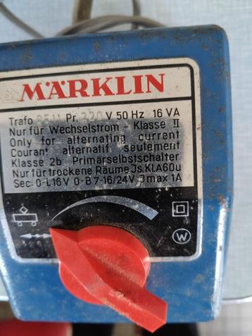 transfo Marklin, Enlèvement, Utilisé, Transformateur ou Alimentation, Märklin