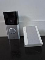 Ring deurbel+Chime+camera, Ophalen, Compatibel met smartphone, Zo goed als nieuw, Draadloos