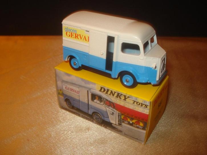DINKY TOYS Camionnette Citroën "Glaces Gervais" Réédition, Hobby en Vrije tijd, Modelauto's | 1:43, Nieuw, Auto, Dinky Toys, Ophalen of Verzenden