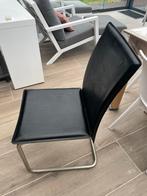 3 stoelen lederlook, Huis en Inrichting, Ophalen, Zo goed als nieuw