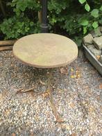 Antieken ronde tuintafel, Ophalen, Gebruikt, Rond, Metaal