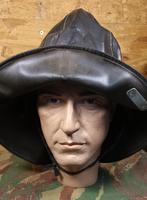 Casquette Souwester en cuir ciré U-boot Kriegsmarine ww2, Enlèvement ou Envoi, Marine, Casque ou Béret