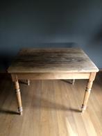 oude houten tafel, Ophalen